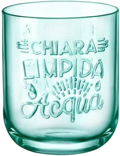 Склянка BORMIOLI ROCCO GRAPHICA GREEN низька 395 мл (122101MTV121990)